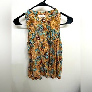 Another Love Button Up Sleeveless Blouse